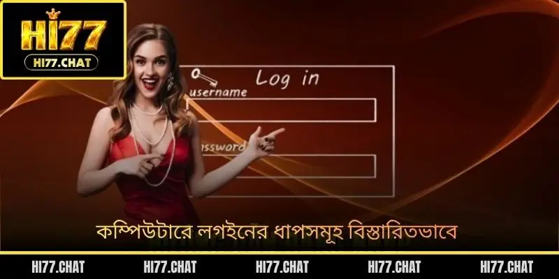 কম্পিউটারে লগইনের ধাপসমূহ বিস্তারিতভাবে