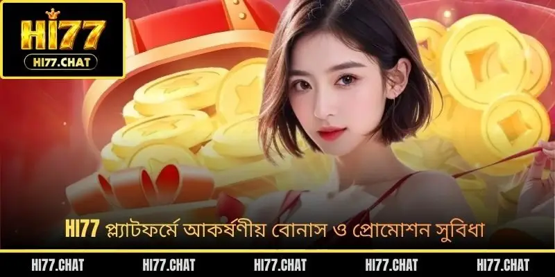 HI77 প্ল্যাটফর্মে আকর্ষণীয় বোনাস ও প্রোমোশন সুবিধা